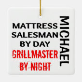 Ornement En Céramique Mattman vendeur Grillmaster CUSTOM (Dos)