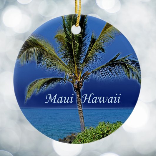 Ornement En Céramique Maui Hawaii Ornament