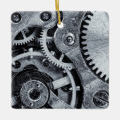 Ornement En Céramique Mécanique de pièce à temps (Devant)