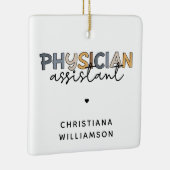 Ornement En Céramique Médecin sur mesure Adjoint PA Appréciation Cadeaux (Droite)