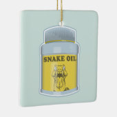 Ornement En Céramique Médecine alternative à l'huile de serpent (Droite)