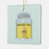 Ornement En Céramique Médecine alternative à l'huile de serpent (Gauche)