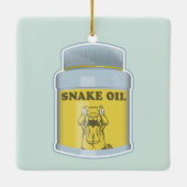 Ornement En Céramique Médecine alternative à l'huile de serpent (Dos)