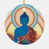 ORNEMENT EN CÉRAMIQUE - médecine Bouddha + Fin (Dos)