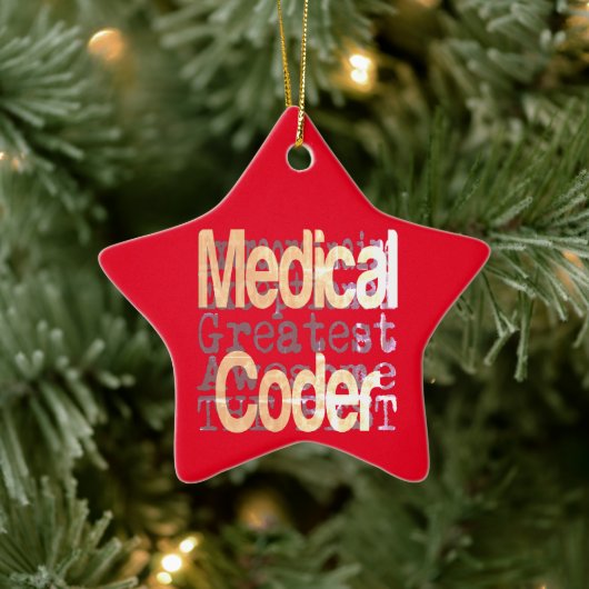 Ornement En Céramique Médicale Coder Extraordinaire (Arbre)
