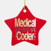 Ornement En Céramique Médicale Coder Extraordinaire (Devant)
