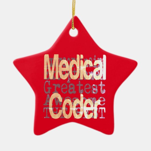 Ornement En Céramique Médicale Coder Extraordinaire (Devant)