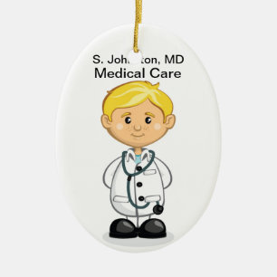 Ornement En Céramique Médicale - Docteur - SRF