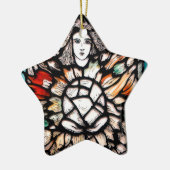 Ornement En Céramique Méditation en couleurs. (Gauche)