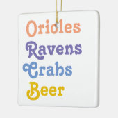 Ornement En Céramique Meilleur de Baltimore (Gauche)