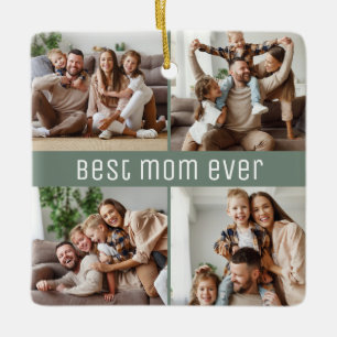 Ornement En Céramique Meilleure Maman de Tous les Temps Fête des Mères 5