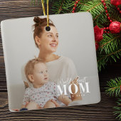 Ornement En Céramique Meilleure maman du monde depuis 20XX Photo moderne