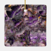 Ornement En Céramique Meilleure maman jamais élégant quartz violet marbr (Dos)