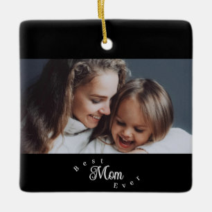 Ornement En Céramique Meilleure Maman Pour Toujours Moderne Simple