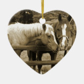 Ornement En Céramique Meilleurs amis (Devant)