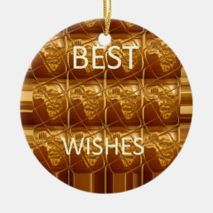 Ornement En Céramique Meilleurs voeux de Lovely Africa Culture africaine