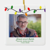 Ornement En Céramique Mémoire du Mémorial pour Toujours dans Nos Cœurs P (Devant)