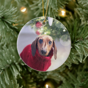 Ornement en céramique Mémorial de chien