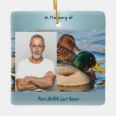 Ornement En Céramique Memorial Keepsake Mallard Ducks Bird (Devant)