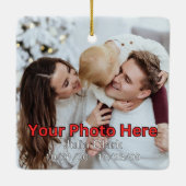 Ornement En Céramique Mémorial pour bébés (Dos)