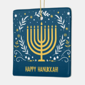 Ornement En Céramique Menorah Hanoukka décorative (Gauche)