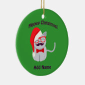 Ornement En Céramique Meowy Christmas ! (Droite)