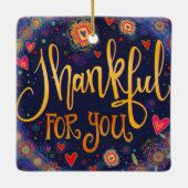 Ornement En Céramique Merci pour vous "Inspirivity" (Dos)