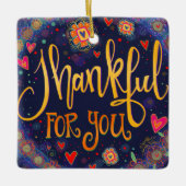 Ornement En Céramique Merci pour vous "Inspirivity" (Devant)