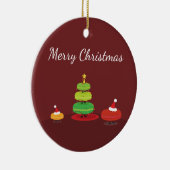 Ornement En Céramique Merry Christmas (Droite)