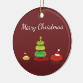 Ornement En Céramique Merry Christmas (Gauche)