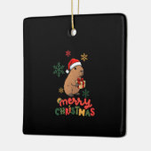 ORNEMENT EN CÉRAMIQUE MERRY CHRISTMAS (Gauche)