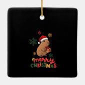 ORNEMENT EN CÉRAMIQUE MERRY CHRISTMAS (Dos)