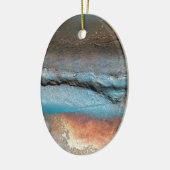 Ornement En Céramique Métal oxydé (Gauche)