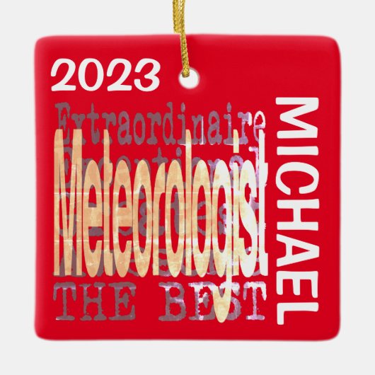 Ornement En Céramique MétéoOrologist Hostom (Devant)