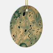 Ornement En Céramique Microbes microscopiques (Droite)