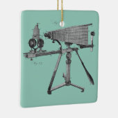 Ornement En Céramique Microscope du XVIIIe siècle Antique Science INSTRU (Droite)