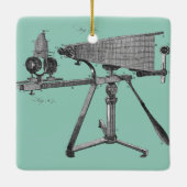 Ornement En Céramique Microscope du XVIIIe siècle Antique Science INSTRU (Dos)