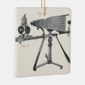 Ornement En Céramique Microscope du XVIIIe siècle Antique Science INSTRU (Droite)