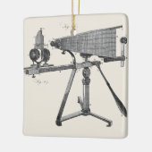 Ornement En Céramique Microscope du XVIIIe siècle Antique Science INSTRU (Gauche)