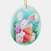 Ornement en céramique mignon de l'aquarelle | de (Droite)