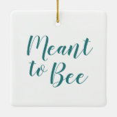 Ornement En Céramique Mignonne Signifie D'Être Deux Premier Noël Ensembl (Dos)