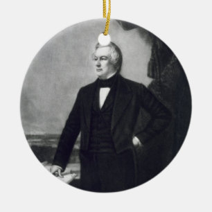 Ornement En Céramique Millard Fillmore, 13ème président du Sta uni