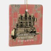 Ornement En Céramique Milwaukee Wisconsin Engine Early K (Droite)