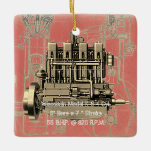 Ornement En Céramique Milwaukee Wisconsin Engine Early K