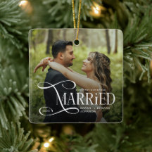 Minimal First Christmas Married Couples 2 Photos