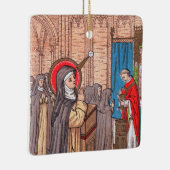 Ornement En Céramique Miracle de Bl. Imelda Lambertini (VVP 010) (Droite)