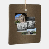 Ornement En Céramique Missions d'ABH San Antonio (Droite)