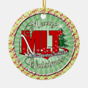 ORNEMENT EN CÉRAMIQUE MLT CHRISTMAS TECHNIQUE MÉDICALE DE LABORATOIRE