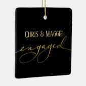 Ornement En Céramique Mme de jeune mariée engagée (Droite)