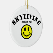 Ornement En Céramique MMS : Parachutisme (Droite)